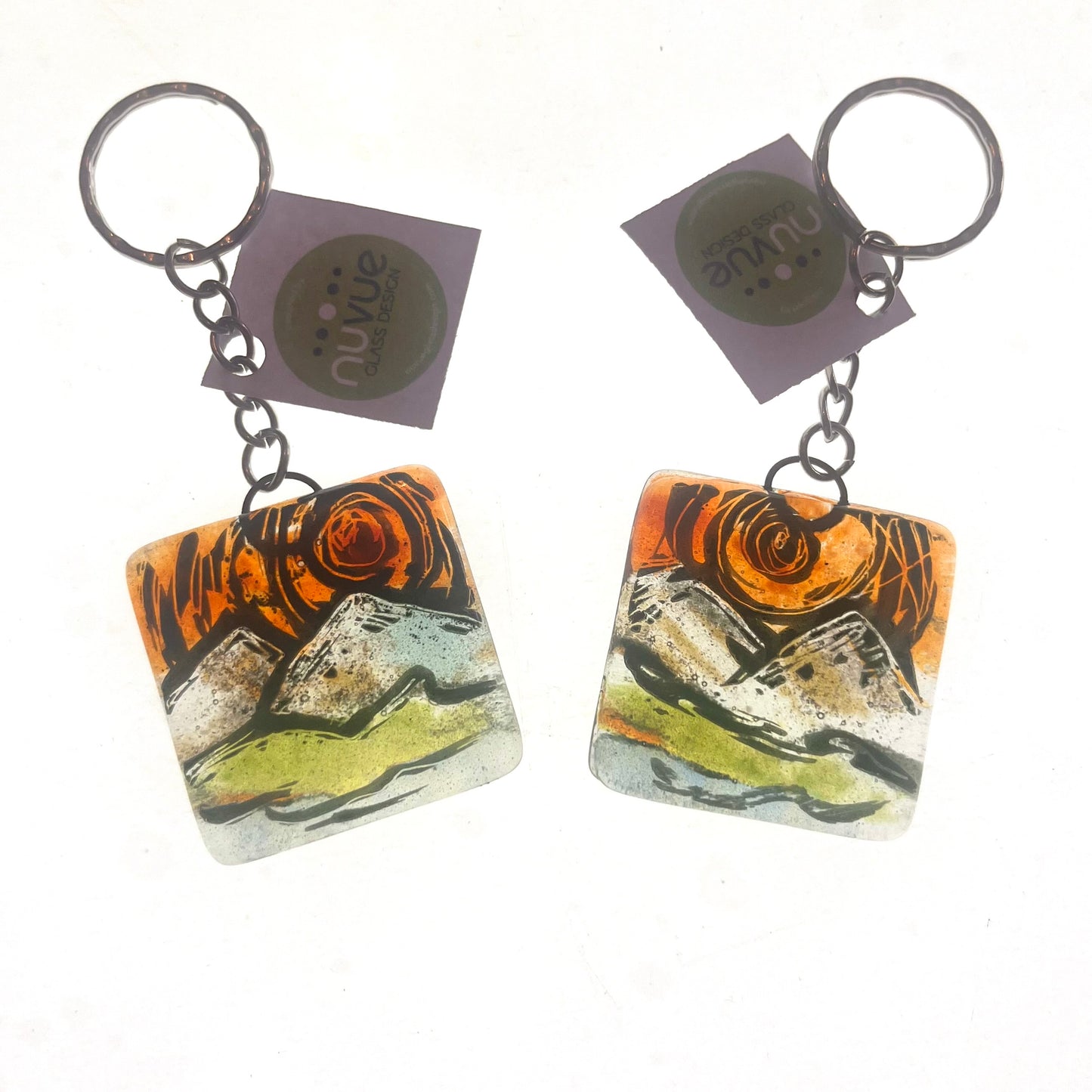 Mountains Keyring