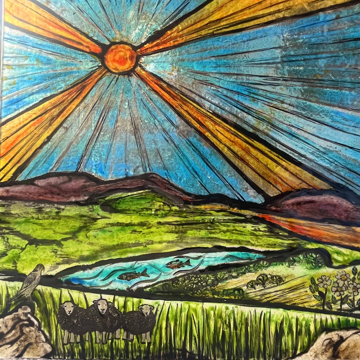 Hellvelyn faux Suade Cushion