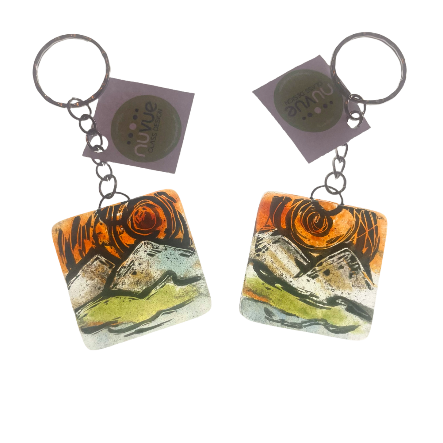 Mountains Keyring