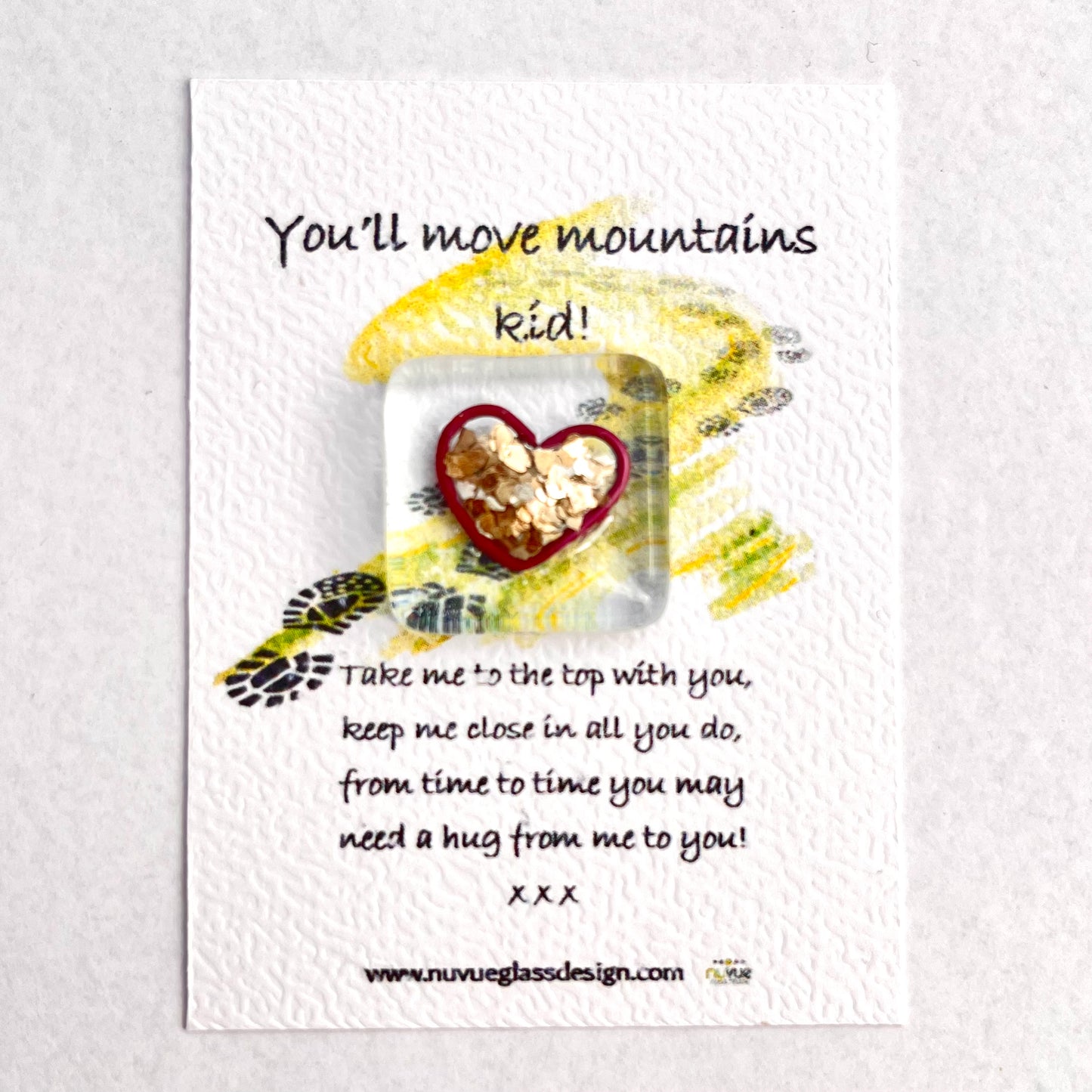 You'll move mountains! pocket hugs