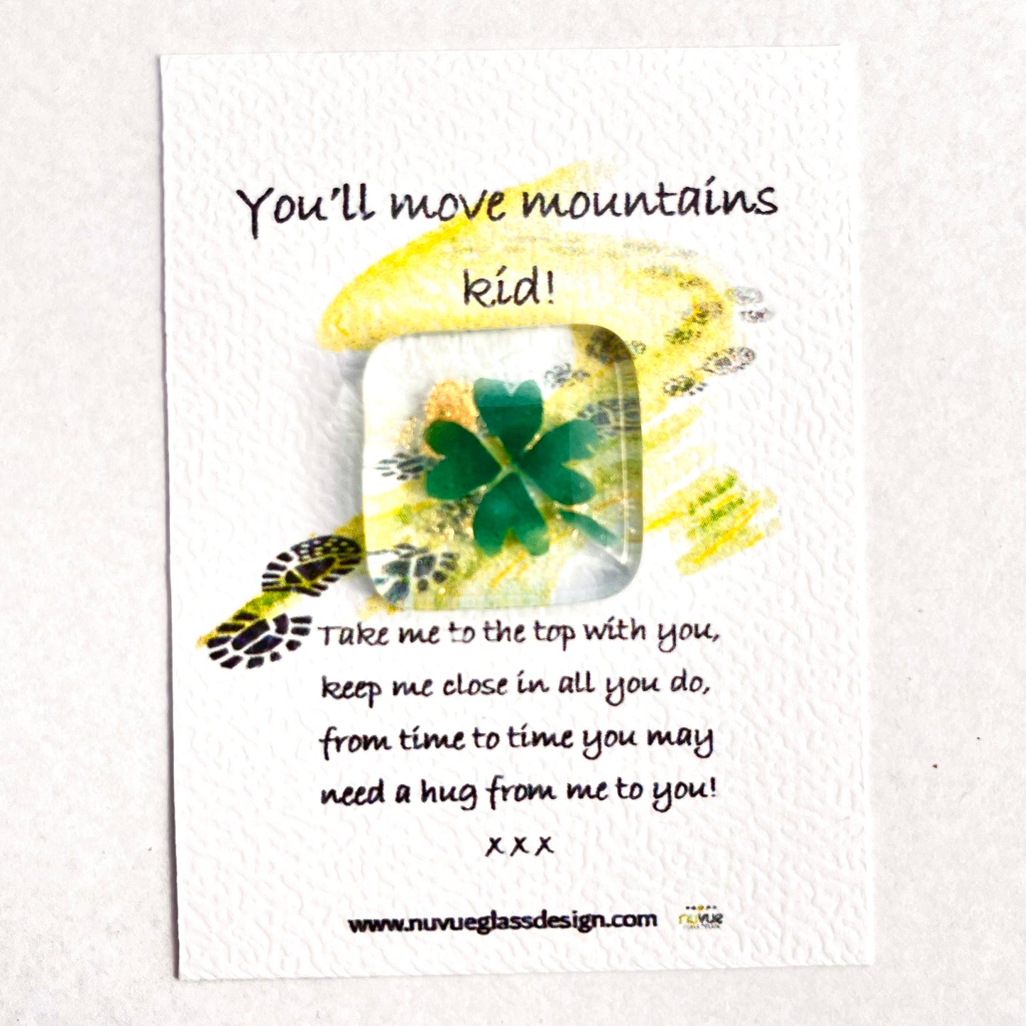 You'll move mountains! pocket hugs