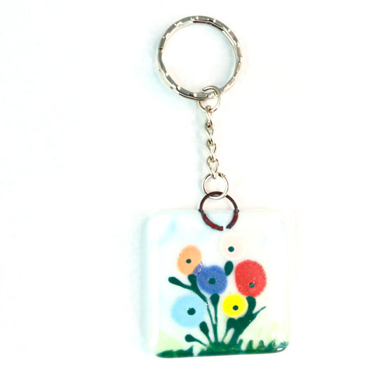 Flowers Keyring