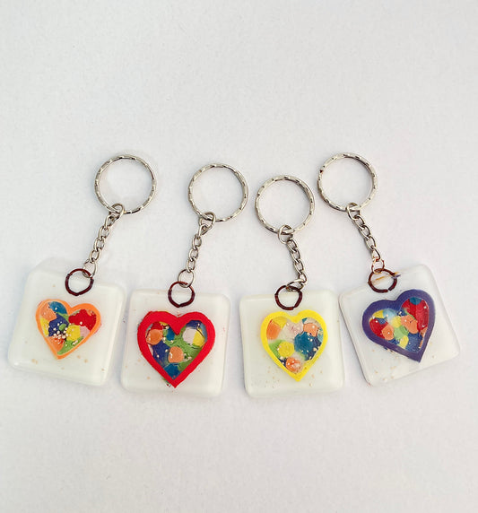 Heart Key Rings